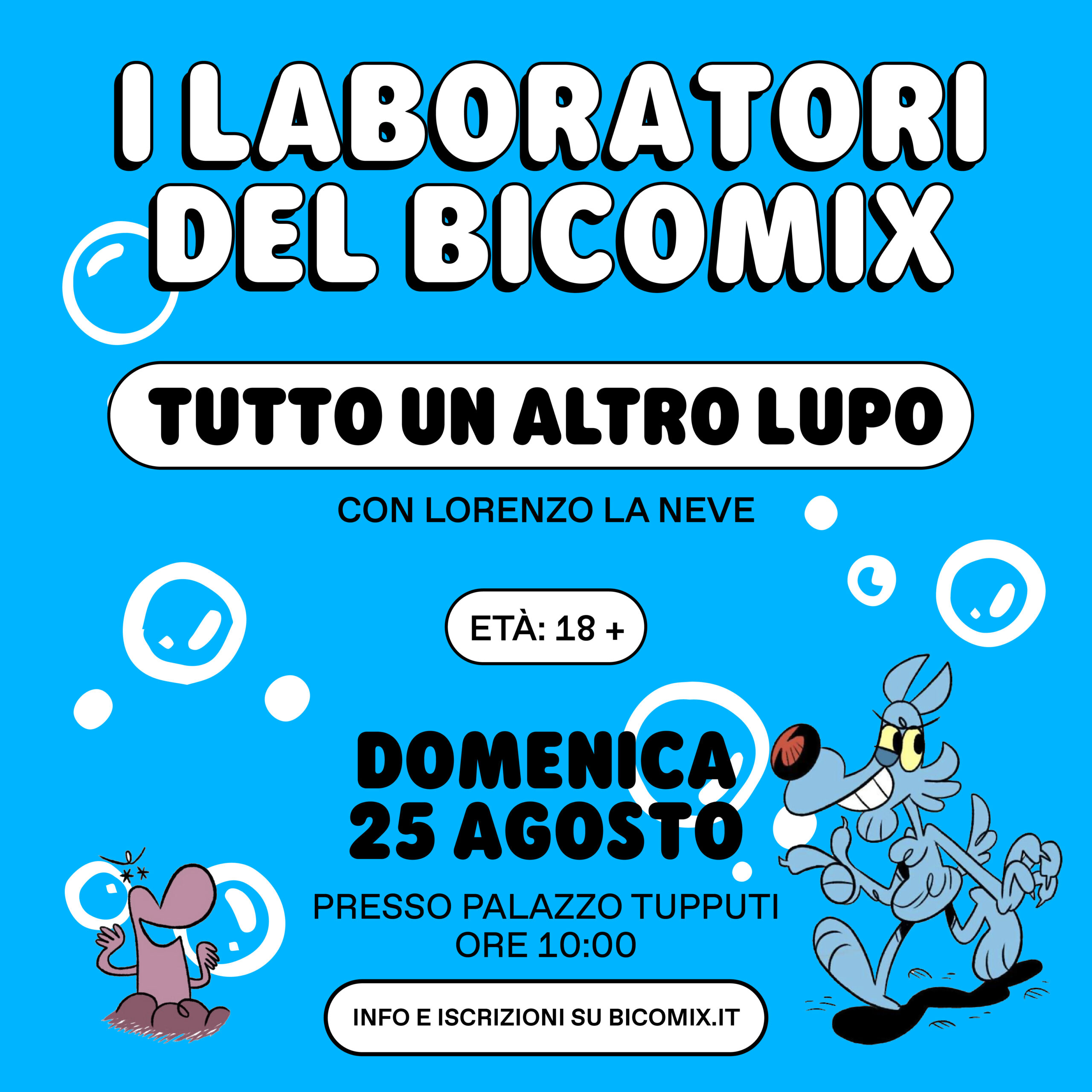 “Tutto un altro Lupo” – Workshop a cura di Lorenzo La Neve